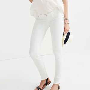 Madewell Maternity Skinny Jeans in Pure White - size 27